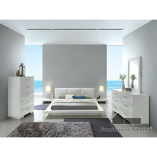 Christie Bed - White - Cal King