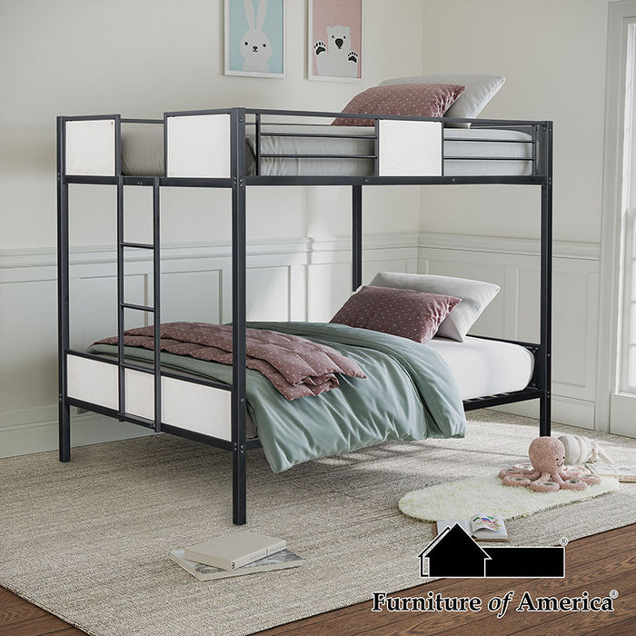 Molton K/D /Metal Bunkbed - Black