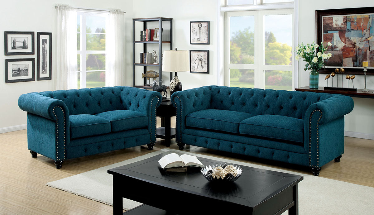 Stanford Loveseat - Brown