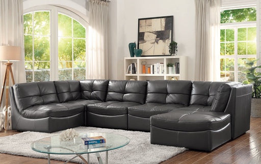 Libbie Ottoman - Gray