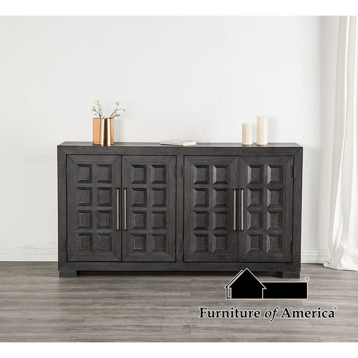FM39005BK-SV-1.jpg 4 Door Cabinet - Black