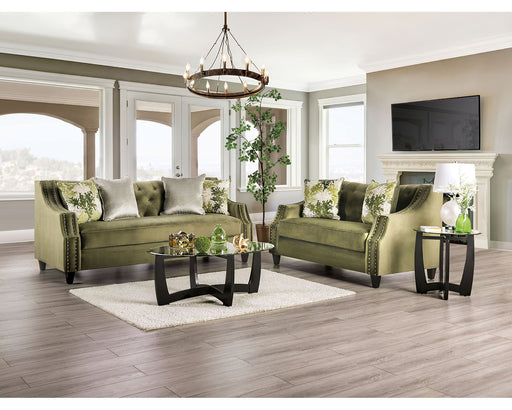 Kaye Sofa + Loveseat - Green