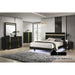 Lillestrom Bed - Full / Black/Gold