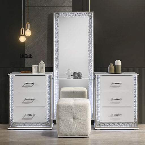 Hazeline Vanity - White