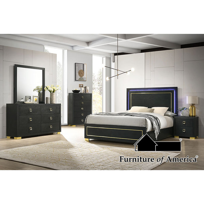 Latimer Bed - Black - King