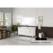 Almeria Vanity - White