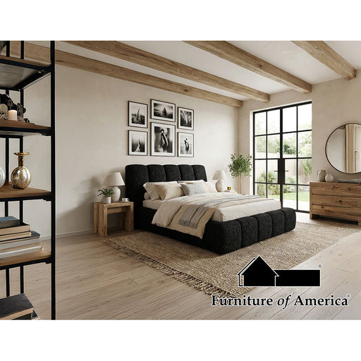 Grevan Bed - Full / Hematite Black