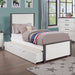 Priam Bed - White/Gray - Twin