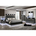 Noire Bed - Charcoal Gray/Black - King