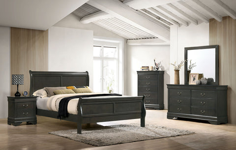 Louis Philippe =fm7866gy-n --- Night Stand - Gray