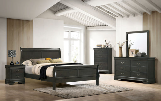 Louis Philippe =fm7866gy-n --- Night Stand - Gray