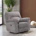 Josias Glider Recliner - Light Gray Fabric