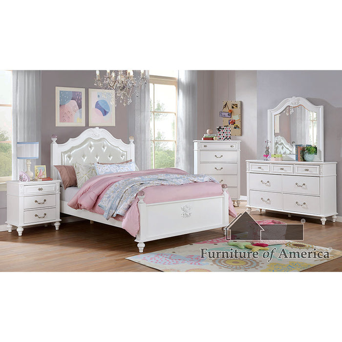 Belva Bed - White - Full