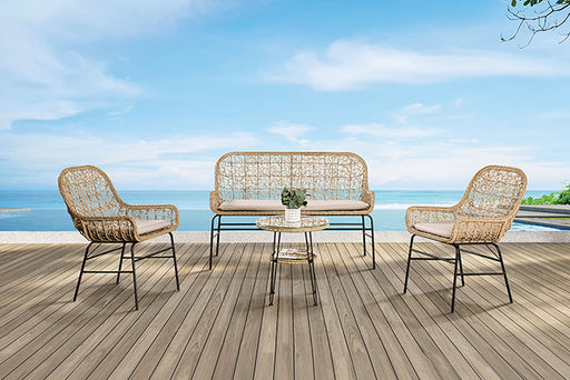 Zalika 4 PC. Conversation Set - Black