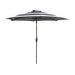 Halo Round Umbrella - Black/White
