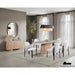 Orlandi 5 PC. Dining Table Set - Natural - 5 PC. Dining Table Set (FM37023NT-OT-5PC19BK)