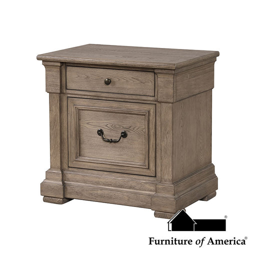 Sheringham Nightstand - Weathered Gray