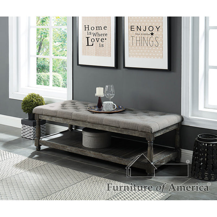 Tayah Hallway Bench - Gray
