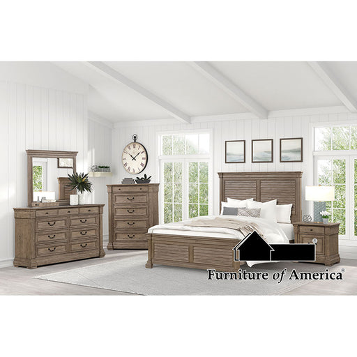Sheringham Bed - Weathered Gray - King
