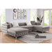 Ciabattoni Sectional W/ Ottoman - Gray