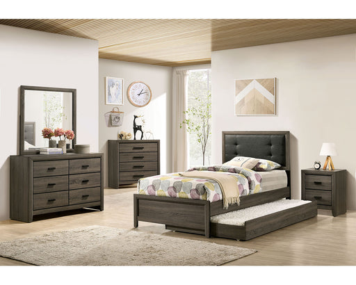 Roanne Bed - Gray/Charcoal - Full
