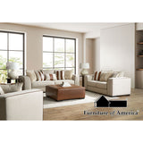 Ulvery Sofa + Loveseat - Beige/Brown