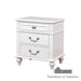 Belva Nightstand W/ Usb Outlet - White