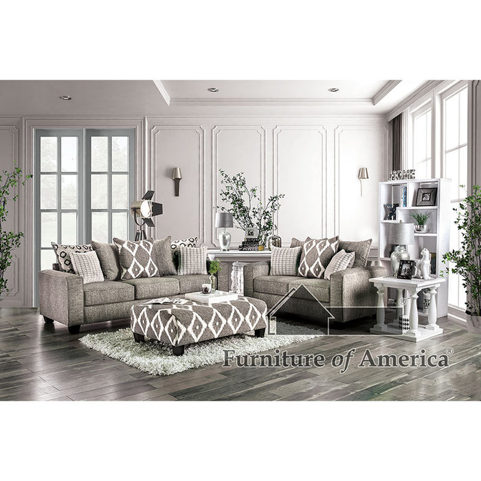 Basie Ottoman - Gray