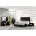 Goldsberg Panel Bed - Queen / Black/Gold