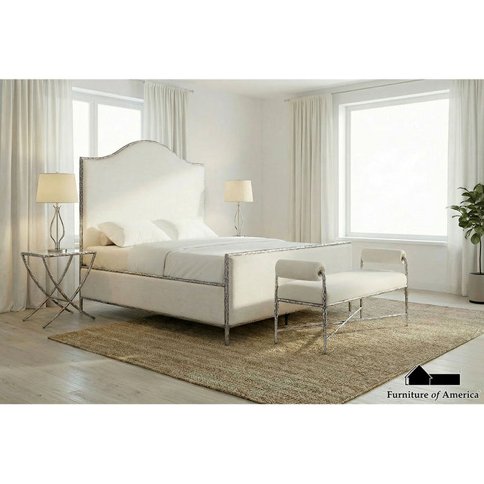 Vilna Bed - Queen / Gunmetal