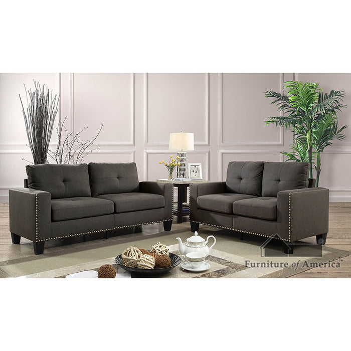Attwell Loveseat - Gray