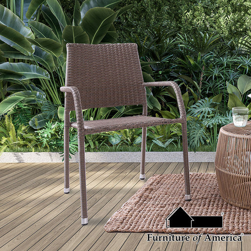 Enzi Outdoor Stacking Chair - Natural