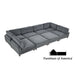 Dagenham Sectional - Gray / Sectional (FM6800GY-B)