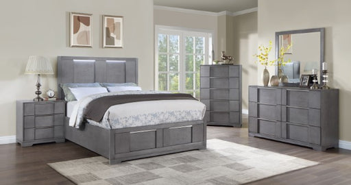 Regulus Bed - Gray - Cal King