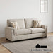 Ivara Sofa W 2 Pillows - Light Brown