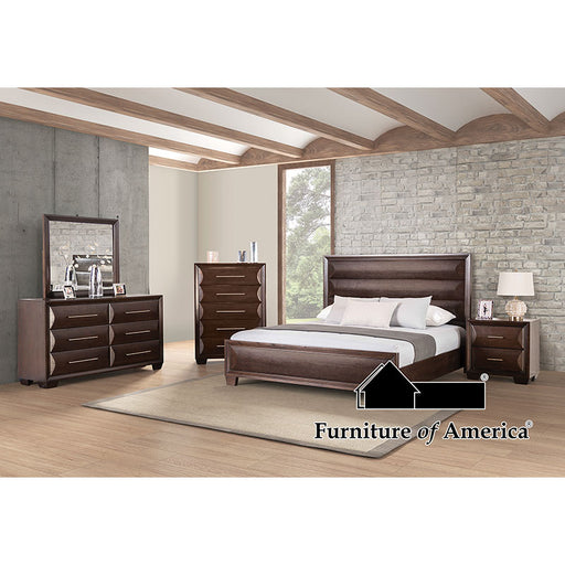 Chemnitz 5 PC. Bedroom Set W/ 2NS - Espresso