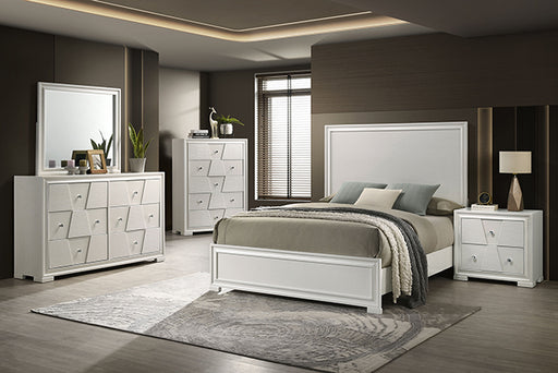 Holsted 5 PC. Bedroom Set W/ 2NS - White