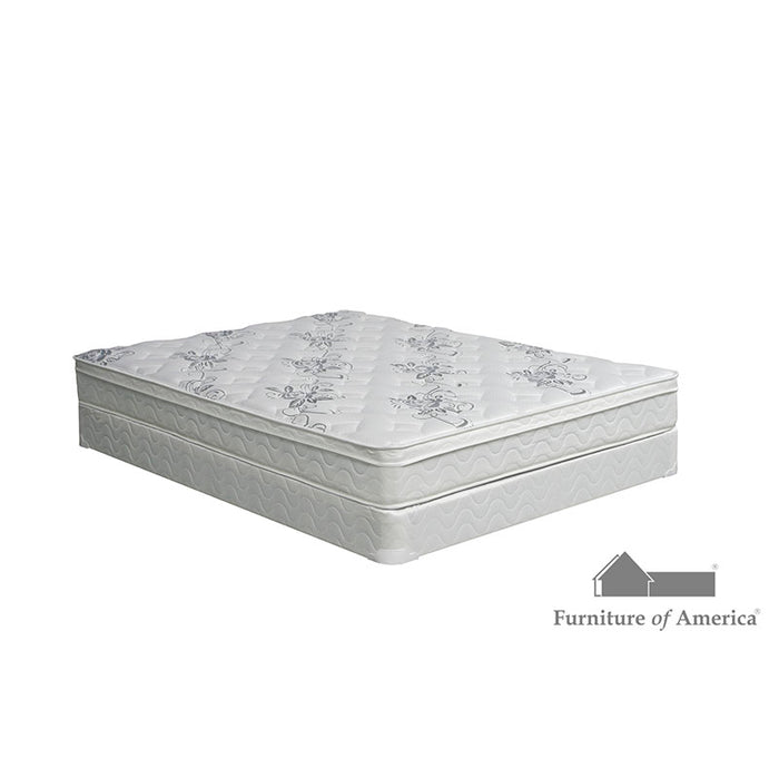 Jalen 9" Euro Top Mattress - White - Cal King