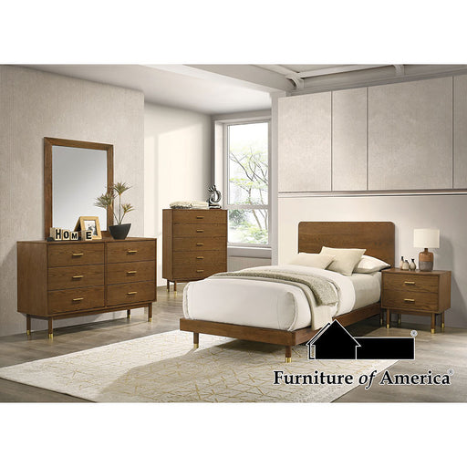 Romford Bed - Walnut - Full
