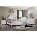 Francione Bed - Queen / White