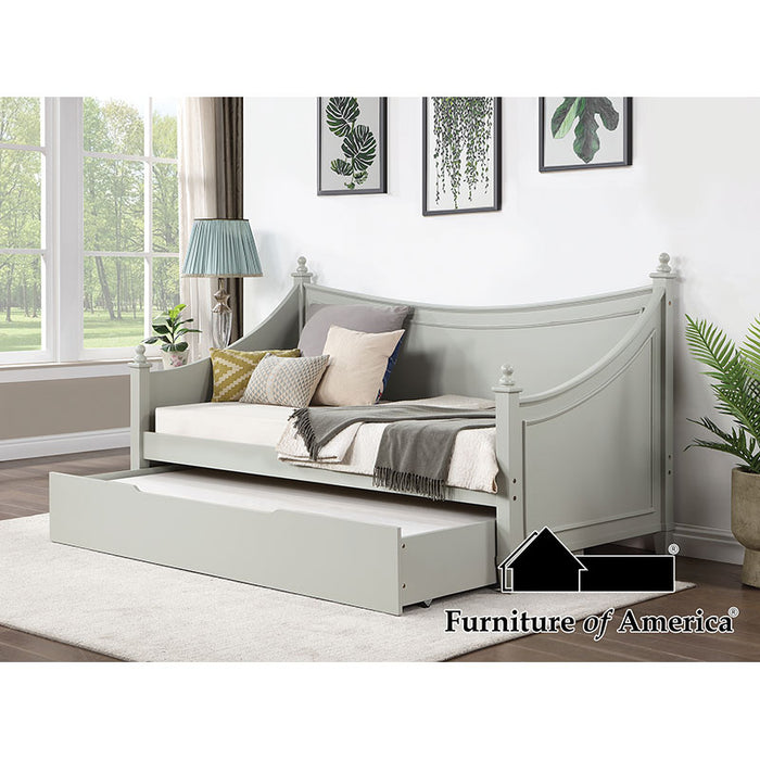 Lycoris Daybed W/ Trundle - Light Gray
