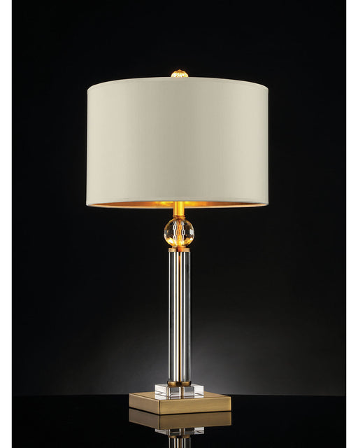Ivy 28.5" H Table Lamp - Gold/Ivory