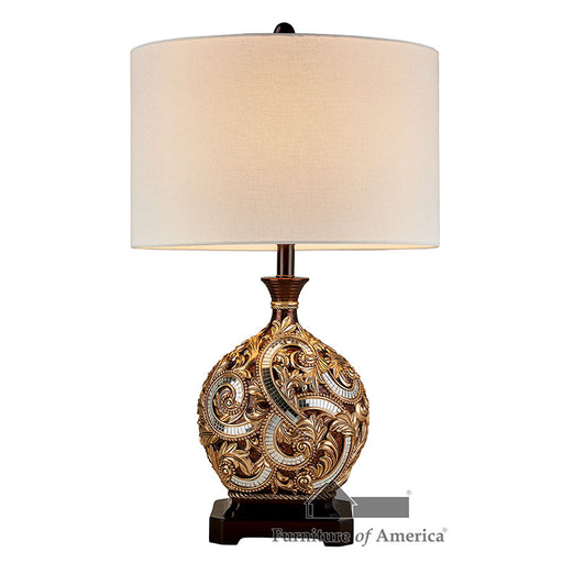 Guadalupe 29.5H Golden Brown Table Lamp - Gold/Brown