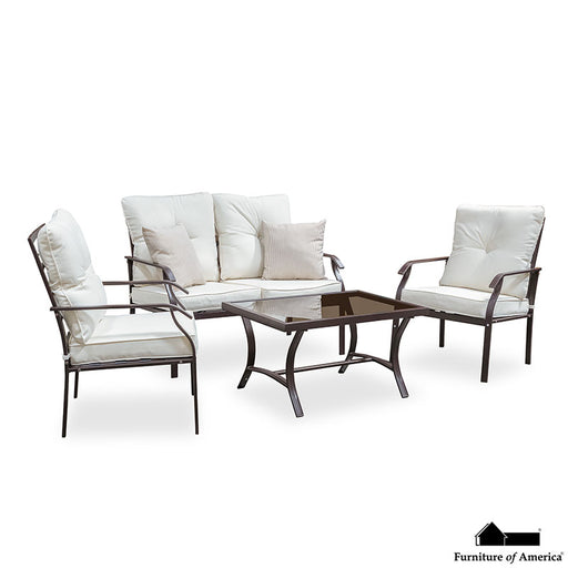 Arezzo 4PC Outdoor Furniture Set - Beige