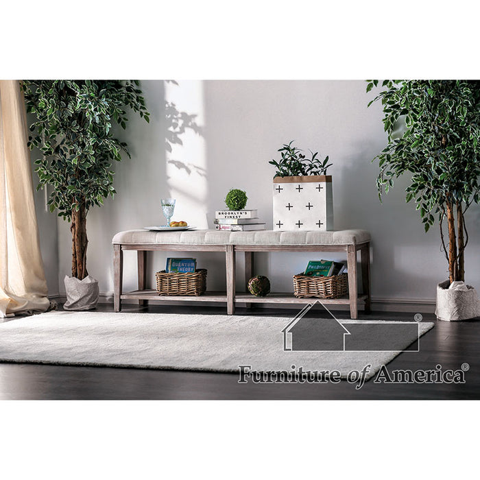 Tayah Bench - Beige