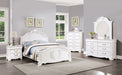 Alecia 4 PC. Bedroom Set - White - Full
