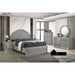Cassiopeia Bed - Metallic Gray - Queen