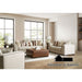 Ulvery Love Seat - Beige/Brown