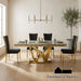 Valdevers 5 PC. Dining Table Set - Gold/Green/Black
