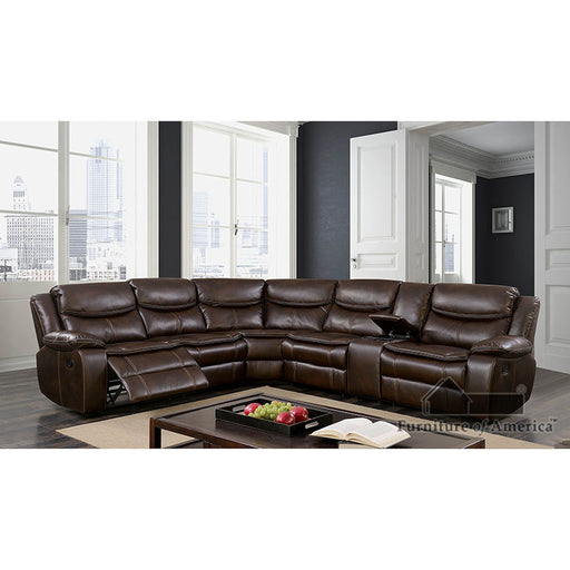Pollux Sectional - Brown